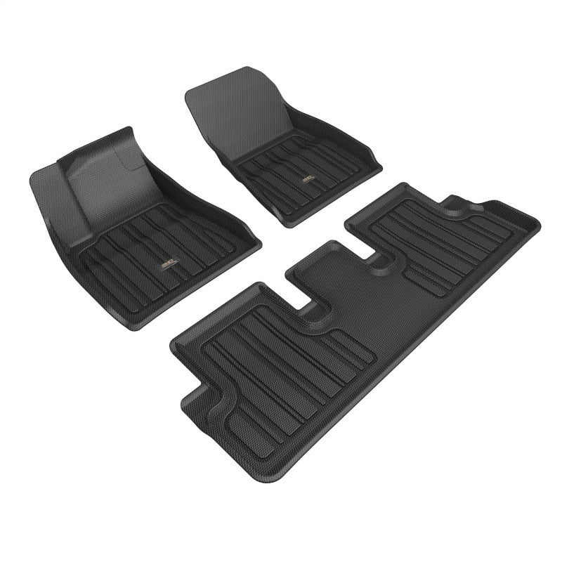 3D MAXpider ELITECT Floor Mats for 2024-2026 Tesla Model 3, Black, 3-Piece Set