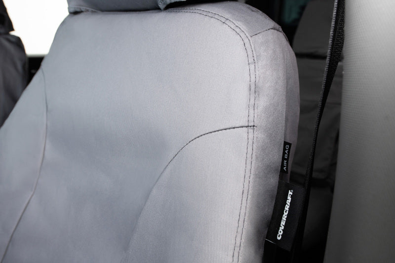 Covercraft 2024+ Toyota Corolla Cross Polycotton SeatSaver Custom Front Row Seat Covers - Grey