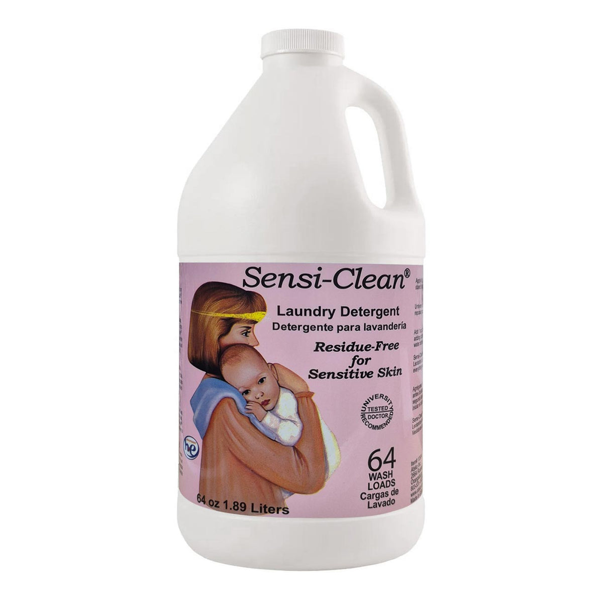 Atsko Sensi-Clean Scent-Free Laundry Detergent, 64 Wash Loads