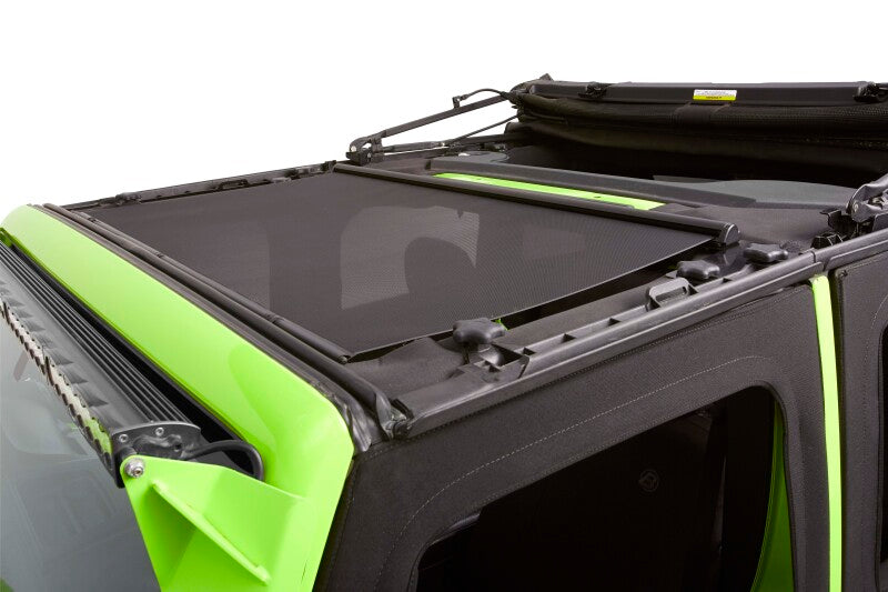 Bestop 07-18 Jeep Wrangler JK Sunshade with Retractable Mesh Bikini - Soft Top Compatible