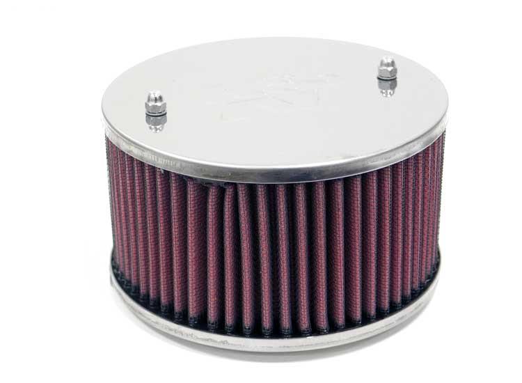 K&N Engineering 56-9095 Universal Round Custom Air Filter for 1.625-Inch Carburetor Flange