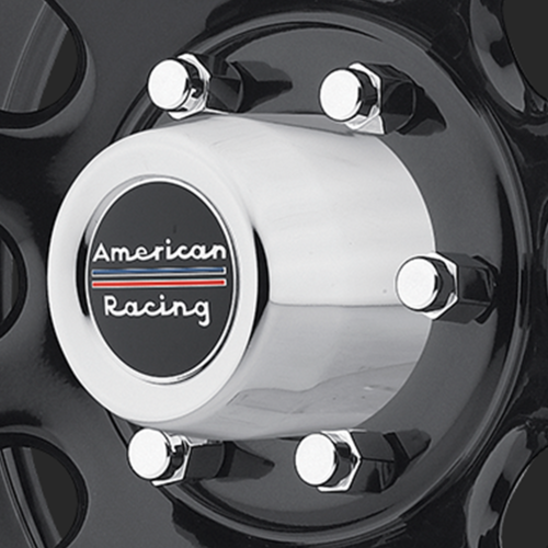 American Racing 1425002GB 4.25-Inch Large 5/6-Lug Gold Billet Push-Through Center Cap