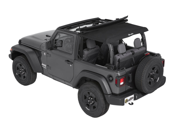Bestop Trektop Jeep Wrangler JL 2-Door Black Diamond Part Number BES56862-35