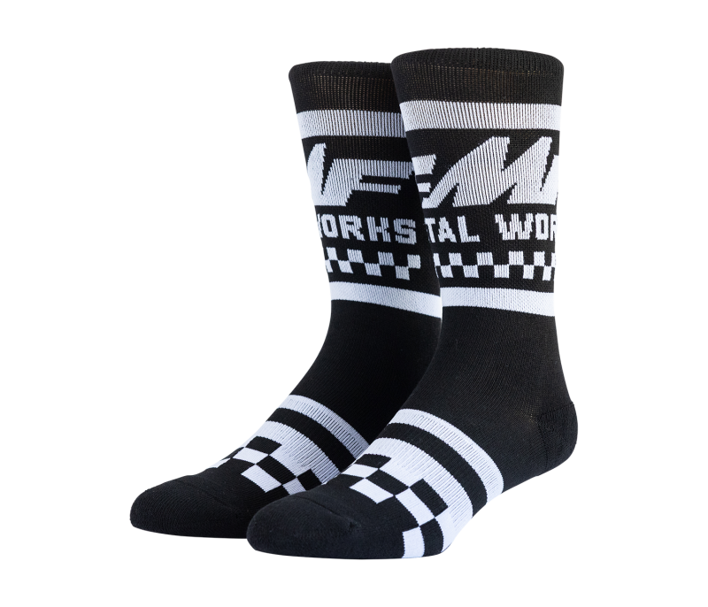 FMF Racing Metal Works Sock Black - One Size
