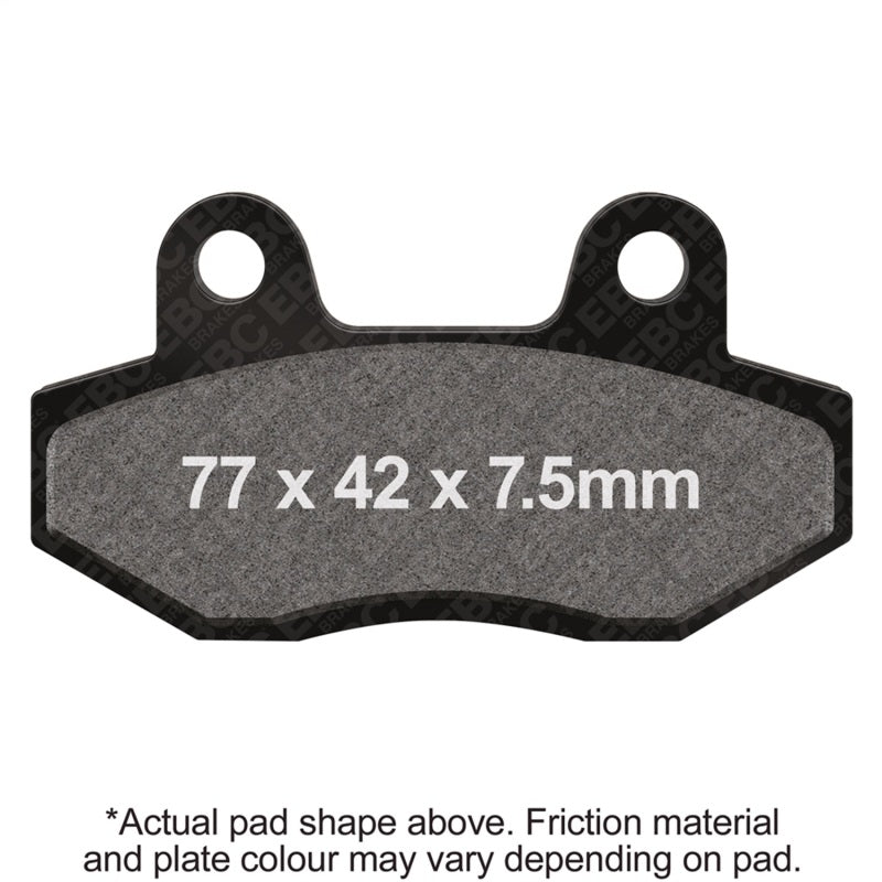 EBC Powersports FA86HH Double-H Sintered Front Brake Pads