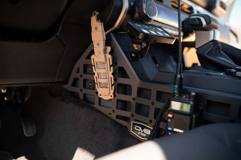 DV8 Offroad Center Console Molle Panels and Digital Device Mount for 2024-2025 Toyota Tacoma, Part Number dveCCT1-02
