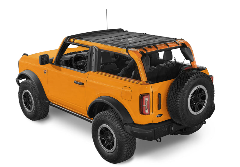 Bestop 21-26 Ford Bronco 2-Door Access Bimini Mesh Top - Easy No-Drill Installation