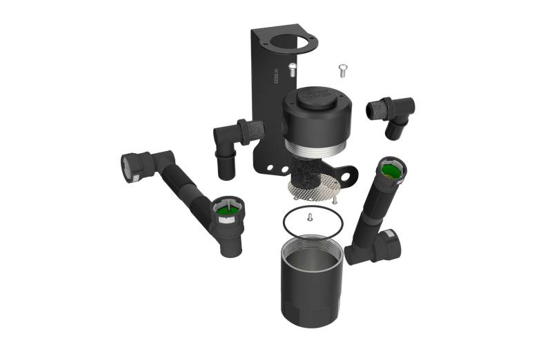 K&N Engineering 81-0803 Air Oil Separator for Dodge Challenger and Charger 6.2L V8