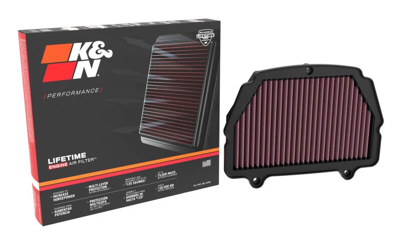 K&N Engineering SU-1321 High-Flow Replacement Air Filter for 2022-2024 Suzuki GSX1300R Hayabusa