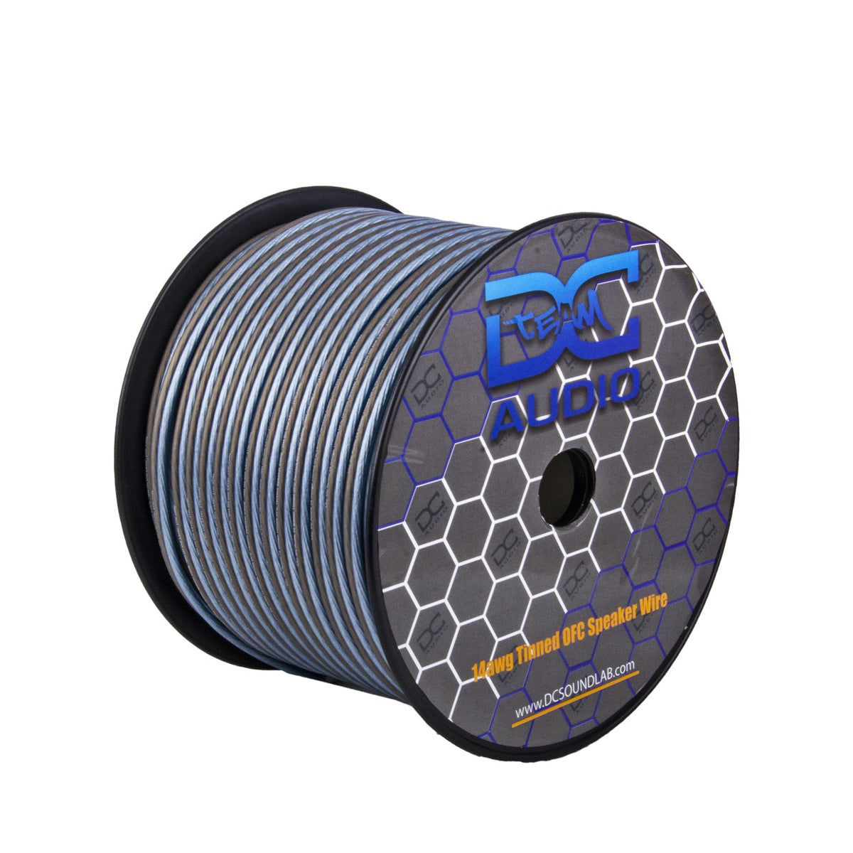 DC Audio BLK-OFC-14awg-400ft-Spool 14 awg OFC Tinned Speaker Wire