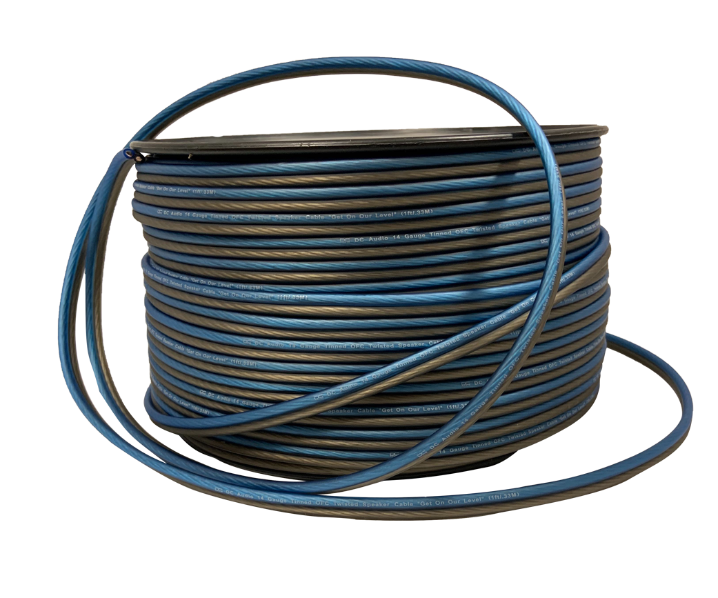 DC Audio BLK-OFC-14awg-400ft-Spool 14 awg OFC Tinned Speaker Wire