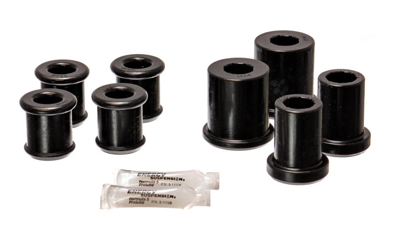 Energy Suspension eng3.3176G Black Front Control Arm Bushing Set