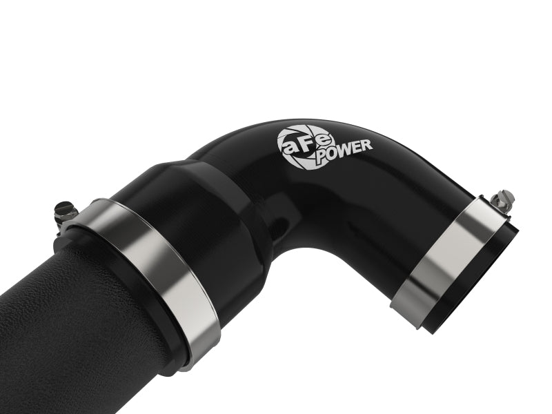 aFe POWER BladeRunner 2-1/2-Inch Aluminum Hot Charge Pipe, Black, Part Number 46-20646-B, for 2019-2022 Hyundai Veloster N 2.0L Turbo
