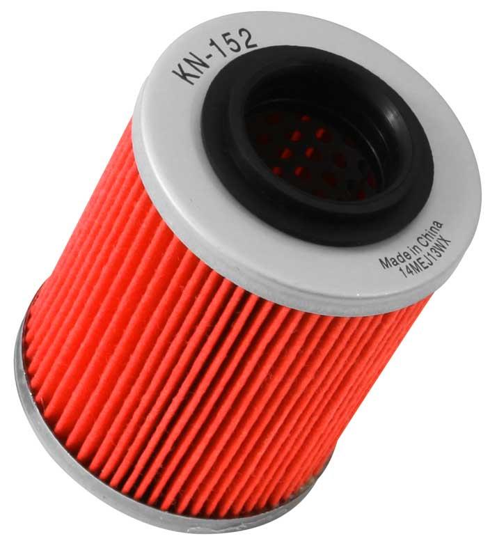 K&N Engineering KN-152 Powersports Oil Filter for Aprilia, Bombardier, Can-Am and Ski-Doo