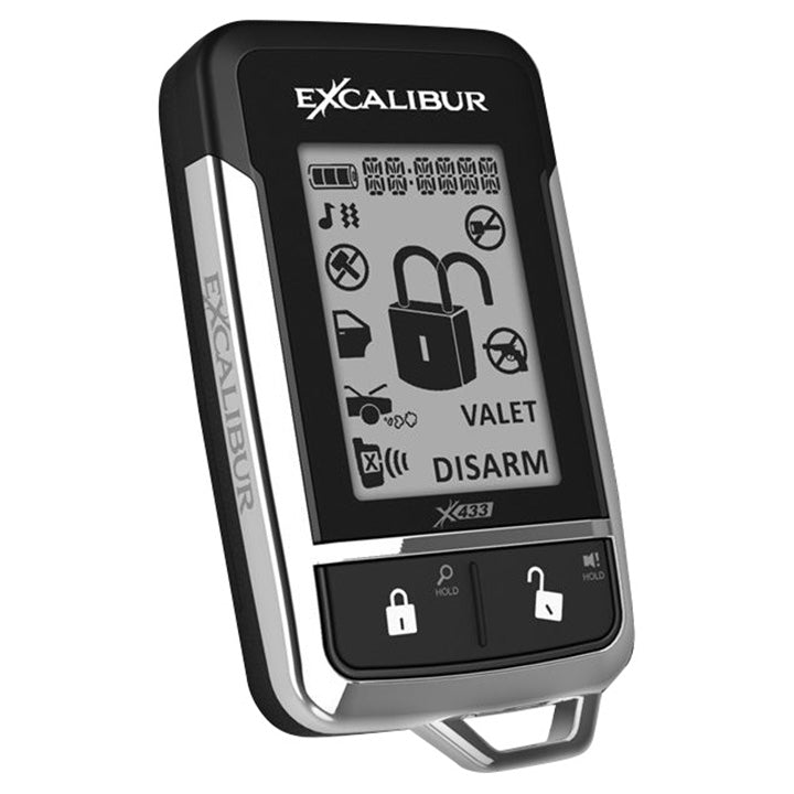 Excalibur Alarms 151003E 2-Way LCD Remote Transmitter for AL18703DB