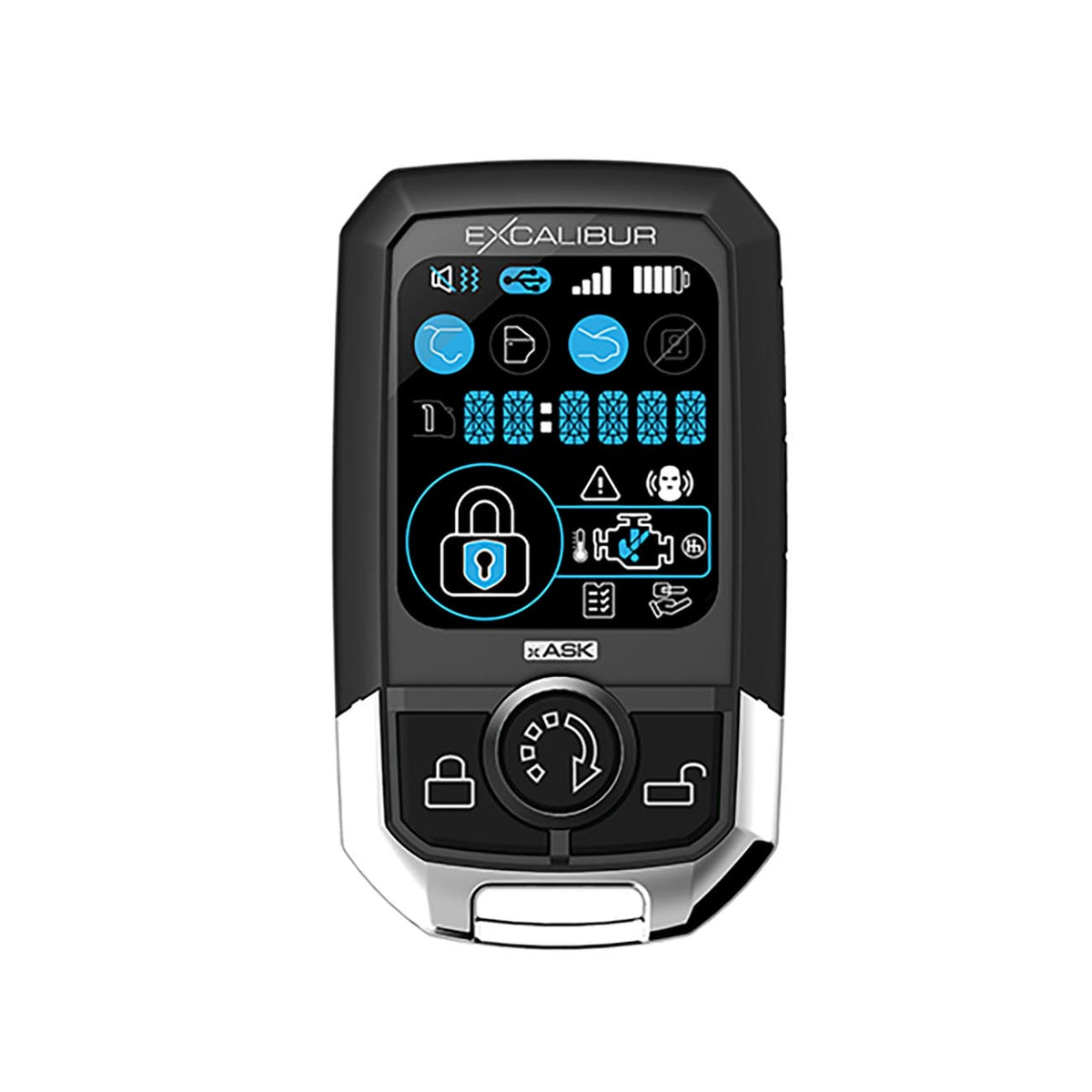Excalibur Alarms 3-Color LCD 2-Way Remote for AL18803D