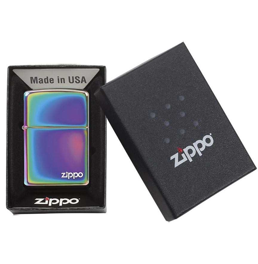 Zippo 151ZL Windproof Lighter with Spectrum Finish and Zippo Logo