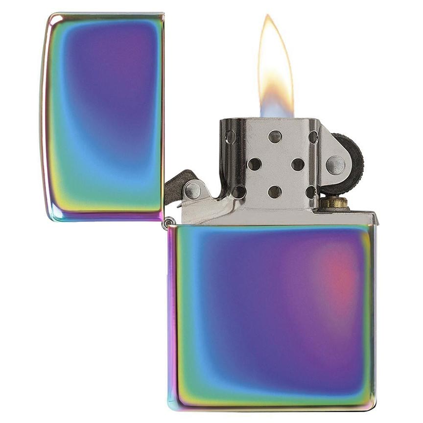 Zippo Windproof Lighter with Spectrum Finish