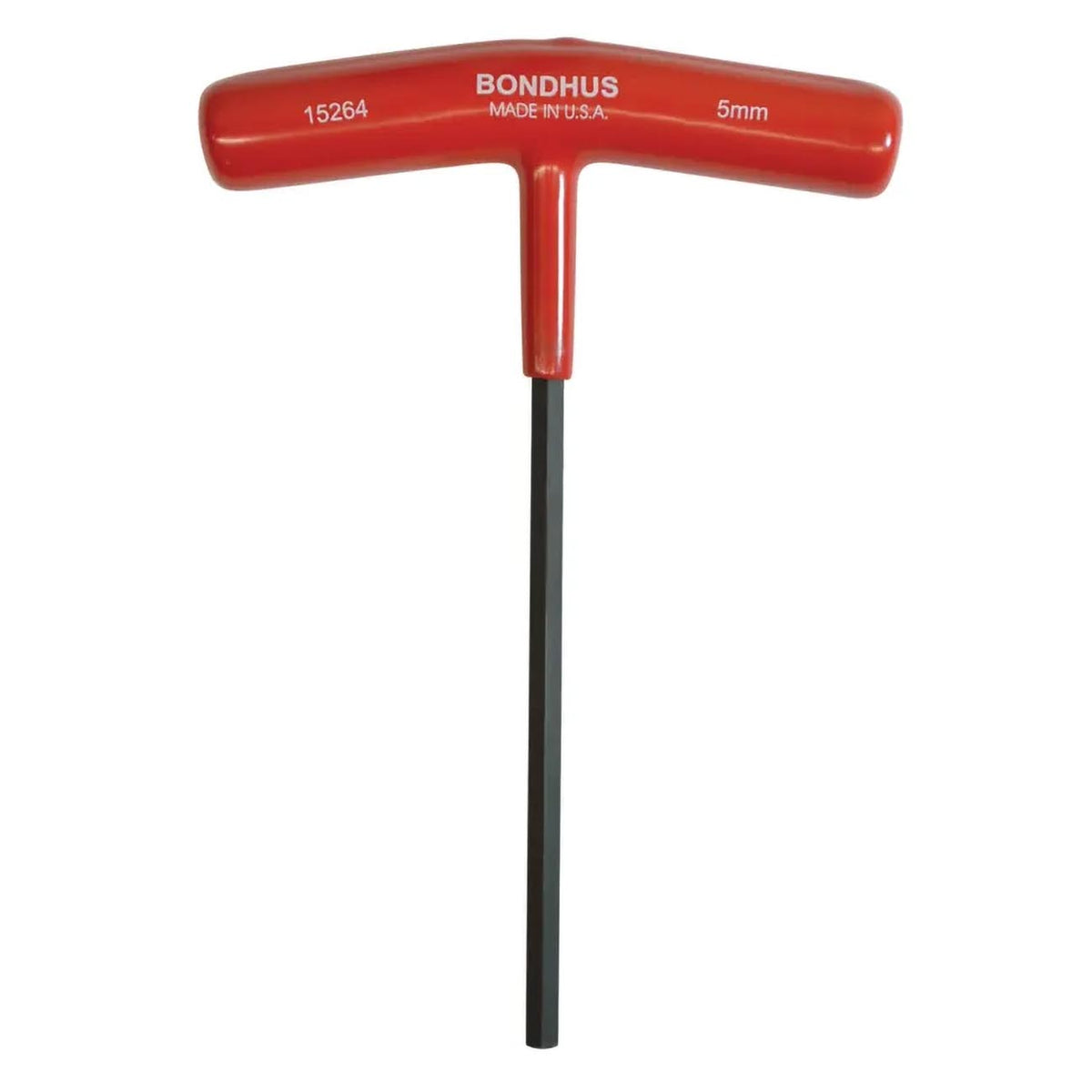 Bondhus 15264 5mm Metric Hex T-Handle Wrench, 6-Inch Length