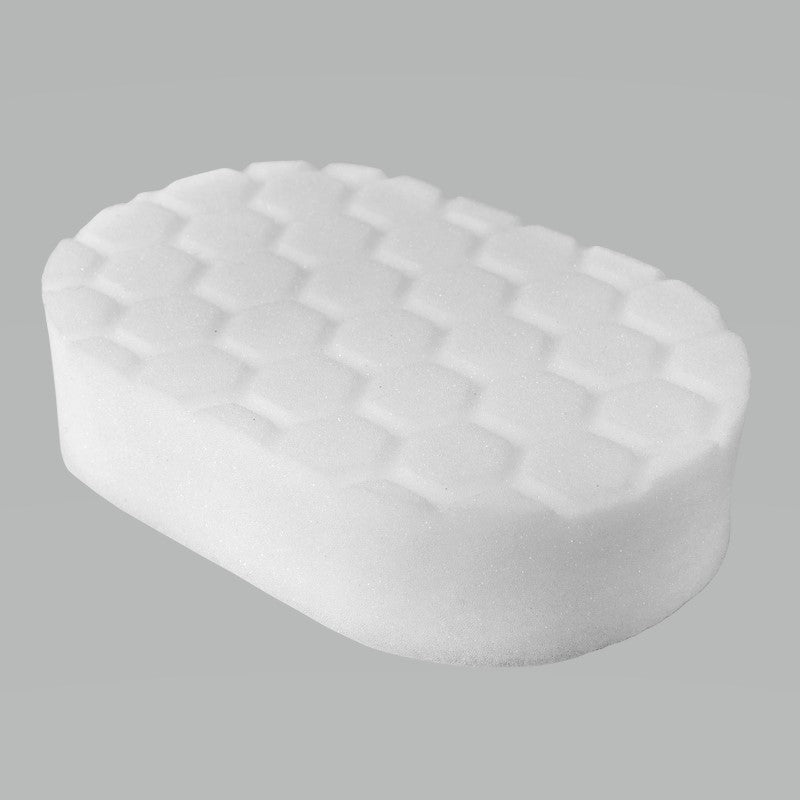 Chemical Guys Hex-Logic Polishing Hand Applicator Pad - White - 3in x 6in x 1in - Case of 24