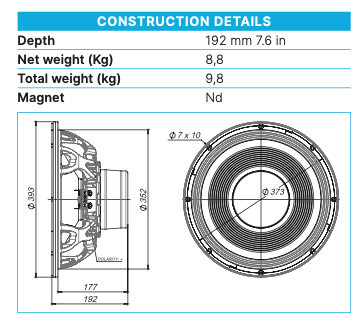 Beyma Loudspeaker 15LEX1600Nd-8