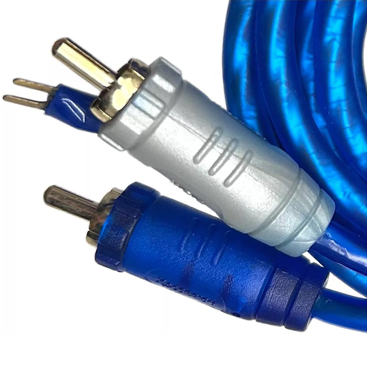 Xscorpion 15-Foot Right Angle Triple Shielded RCA Cable with Remote Wire