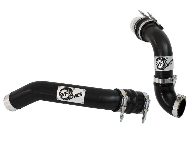 aFe BladeRunner 3-Inch Aluminum Hot and Cold Intercooler Charge Pipe Kit, Black, Part Number 46-20144-B