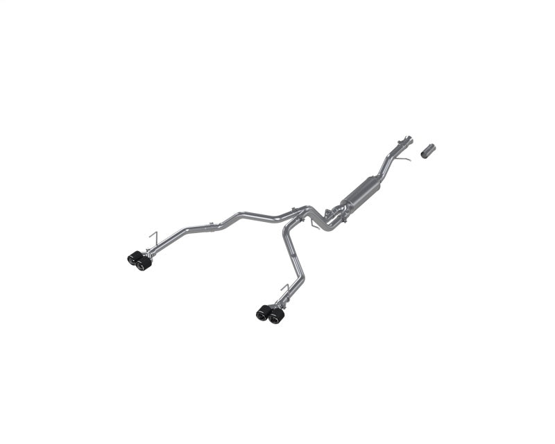 MBRP S50573CF Armor Pro Cat-Back Exhaust System for 2021-2023 Chevrolet Tahoe and GMC Yukon