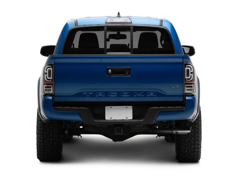 Raxiom 16-23 Toyota Tacoma XW Series Sequential LED Tail Lights with Black Housing and Clear Lens