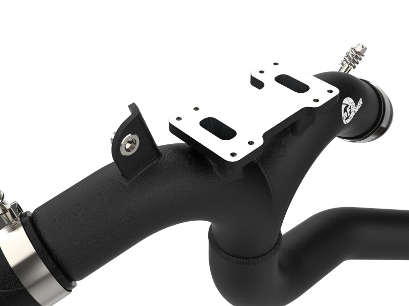 aFe BladeRunner 3-Inch Aluminum Hot Charge Pipe Kit, Black, Kia Stinger and Genesis G70 V6 3.3L Twin-Turbo