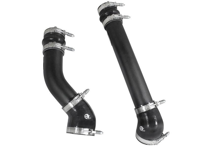 aFe BladeRunner 3-Inch Black Intercooler Hot and Cold Charge Pipe Kit, Part Number 46-20064-B, for 1994-2002 Dodge Ram 5.9L Diesel
