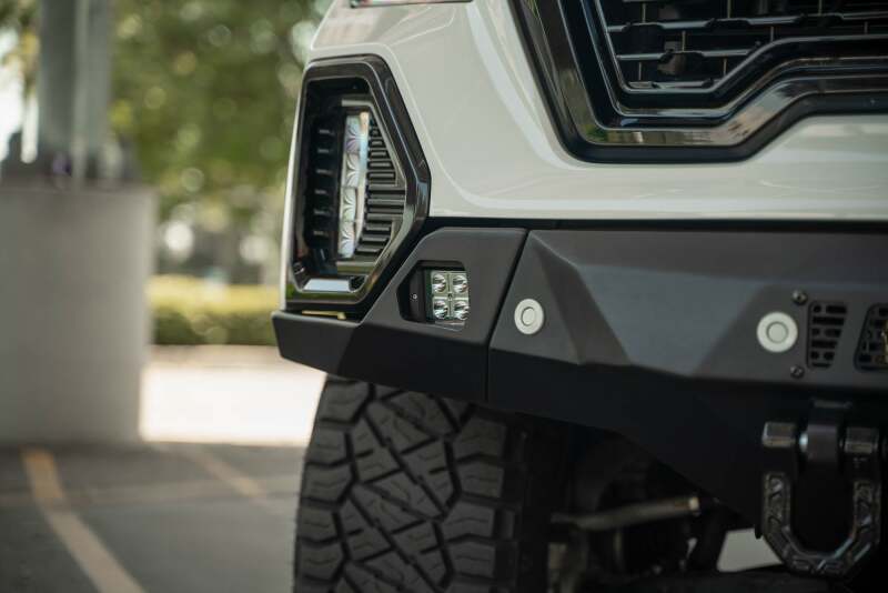 DV8 Offroad Spec Series Front Bumper for 2019-2021 GMC Sierra 1500, Part Number DVEFBGC1-02