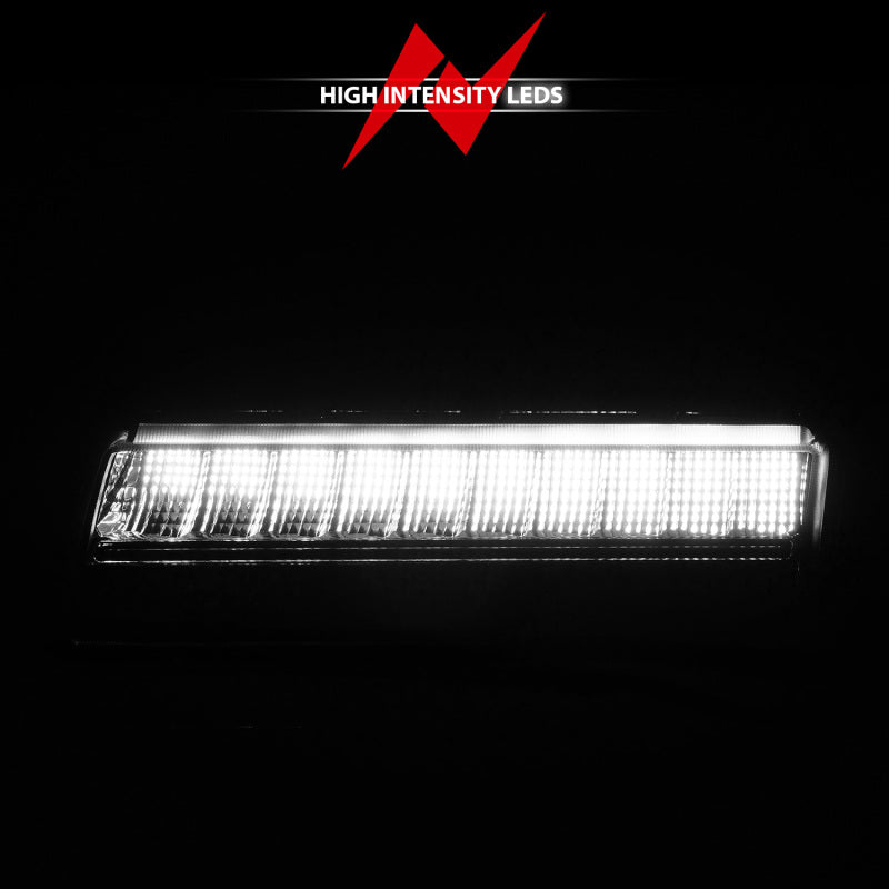 ANZO 2018-2021 Jeep Wrangler LED Side Markers Chrome Housing Smoke Lens w/ Sequential Signal