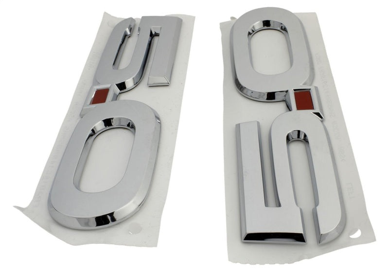 Ford Racing frpM-1447-M50A 5.0L Chrome Fender Emblems for 2015–2019 Ford Mustang