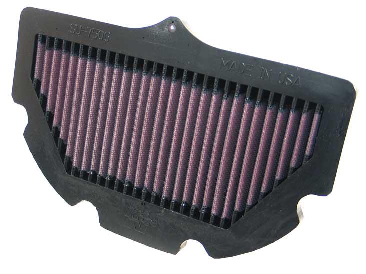 K&N Engineering SU-7506 High-Flow Replacement Air Filter for 2006-2010 Suzuki GSX-R600 and GSX-R750