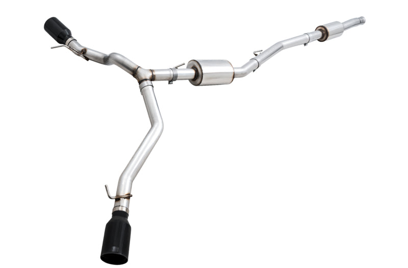 AWE 20-21 Jeep Gladiator JT 3.6L Tread Edition Cat-Back Dual Exhaust - Diamond Black Tip