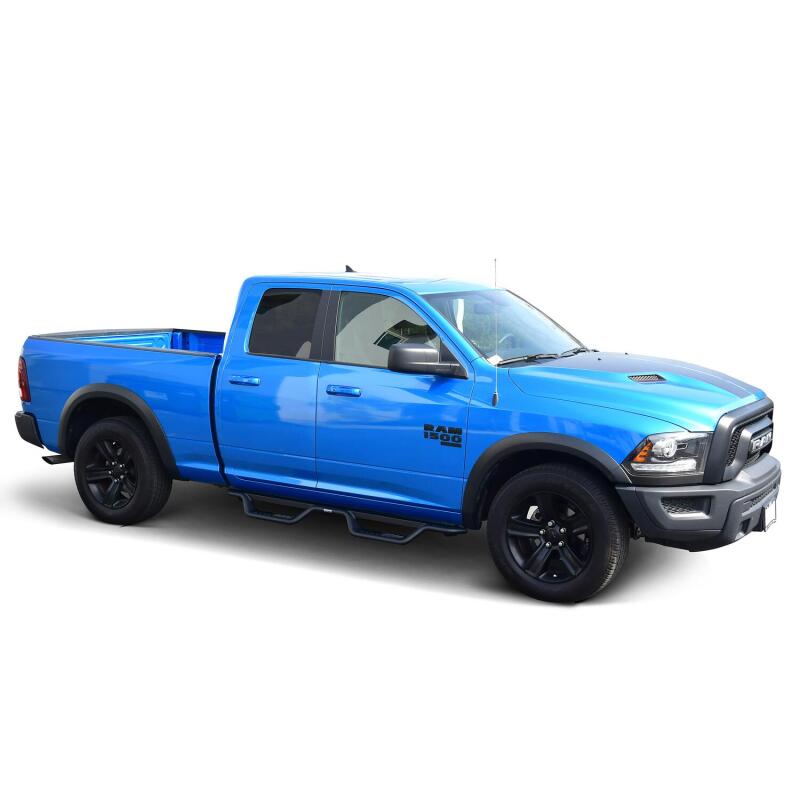 Westin Outlaw Drop Nerf Step Bars for 2010-2011 Dodge Ram 1500 Quad Cab - Textured Black