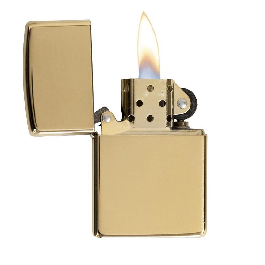 Zippo Windproof Lighter Armor High Polish Brass