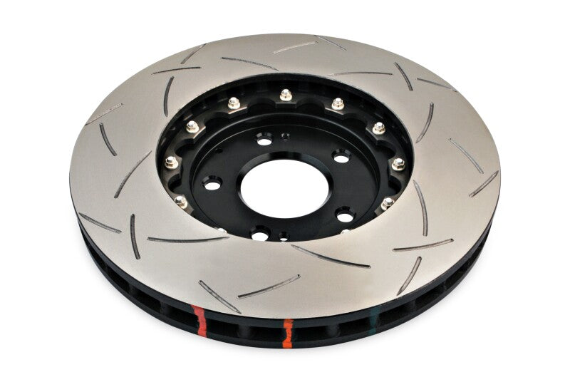 DBA 52218BLKS 5000 Series T3 Front Slotted 2-Piece Rotor with Black Hat for Mitsubishi Lancer Evolution 8/9
