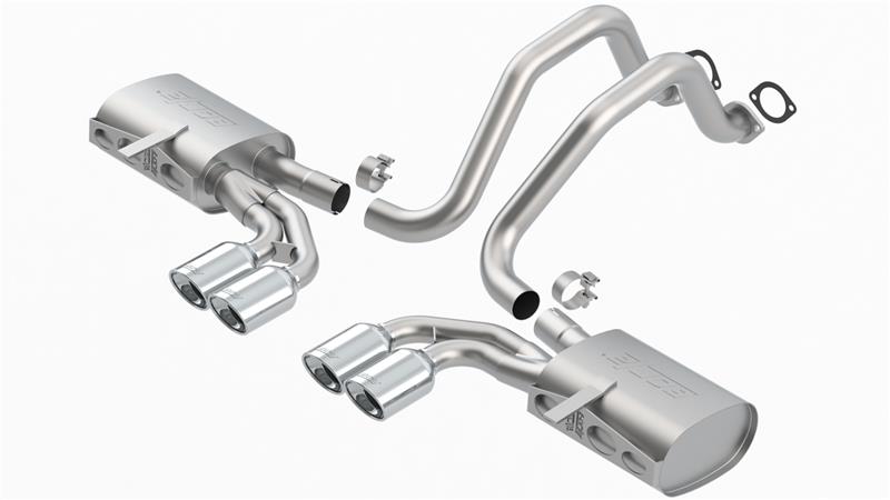 Borla 140426 Touring Cat-Back Exhaust System for 1997-2004 Chevrolet Corvette 5.7L V8