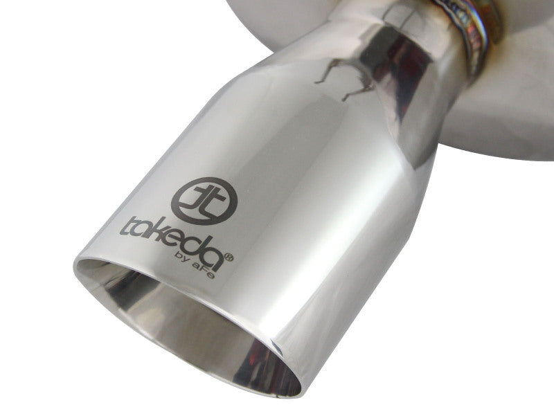 aFe Takeda 49-36603 304 Stainless Steel Axle-Back Exhaust with Polished Tip for 2012-2015 Honda Civic 1.8L