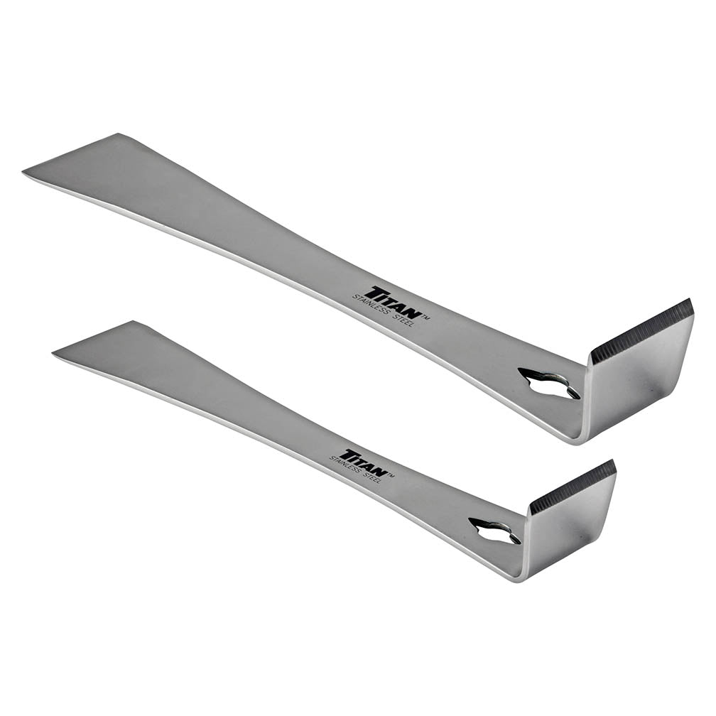 Titan Tool 17005 2-Piece Stainless Steel Pry Bar and Scraper Set