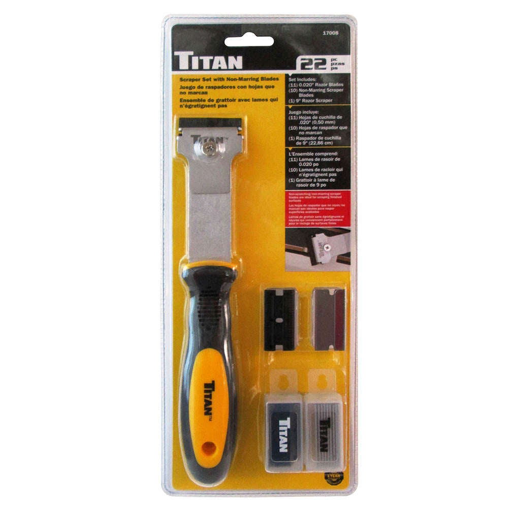 Titan Tool 22-Piece Multi-Purpose Razor Scraper Set
