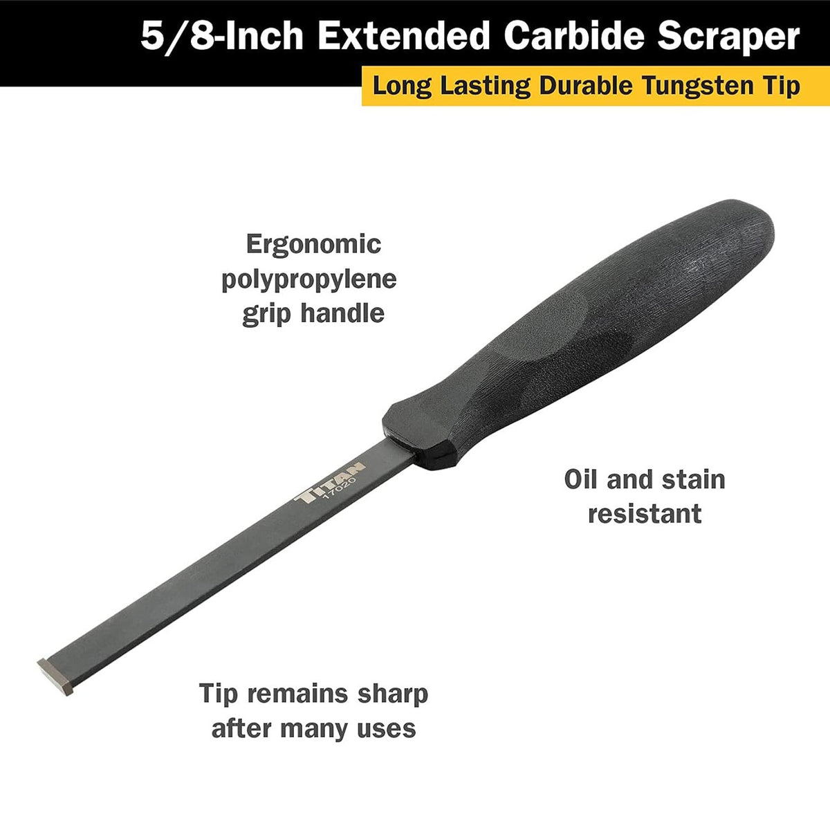 Titan 5/8-Inch Extended Carbide Scraper
