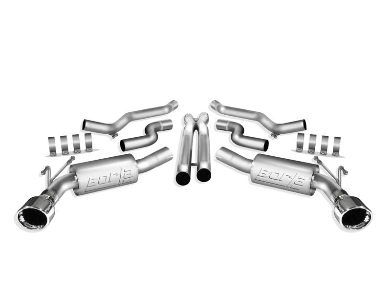 Borla 140280 S-Type Cat-Back Exhaust System for 2010-2013 Chevrolet Camaro SS 6.2L V8