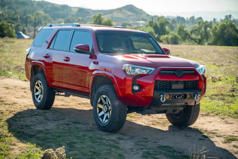 DV8 Offroad Centric Series Winch Front Bumper for 2014-2024 Toyota 4Runner, Part Number dveFBTF3-02