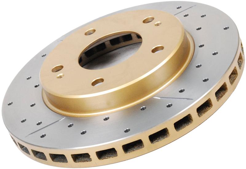 DBA 2650X-10 X Street Series Front Drilled and Slotted Brake Rotor for Subaru Legacy GT