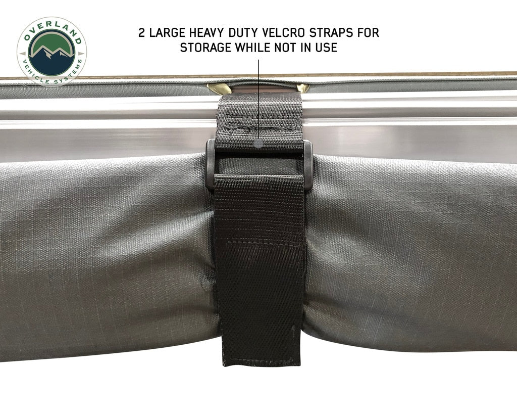 Overland Vehicle Systems - 18039909 - Portable Awning - Nomadic Awning 1.3 - 4.5 Foot With Black Cover