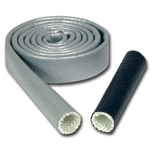 Thermo Tec - 18051 - Hose Heat Sleeve - Heat Sleeve 1/2 Inch x 3 Foot Braided Fiberglass 500-2200 Degree F Silver