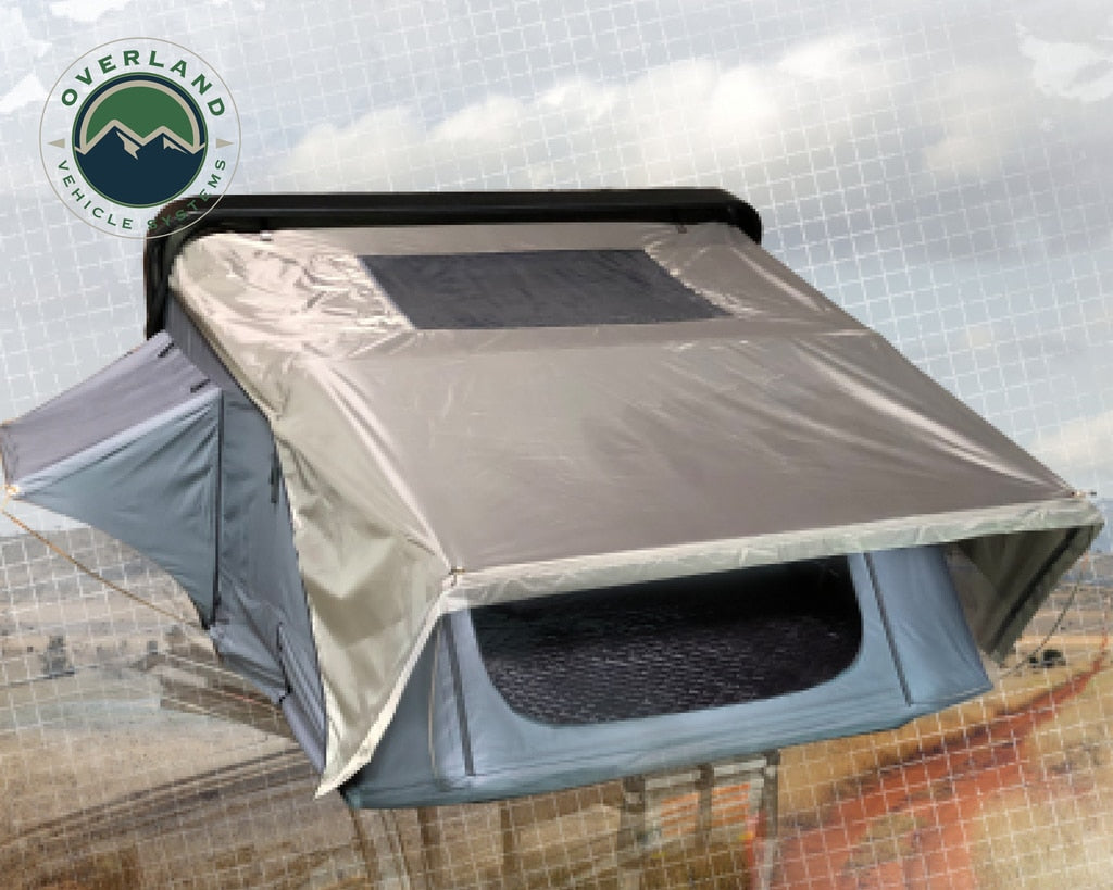 Overland Vehicle Systems - 18089901 - Roof Top Tent - Bushveld Hard Shell Roof Top Tent